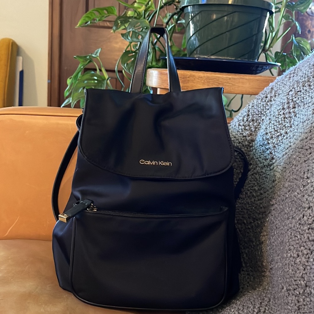 Calvin Klein Backpack Black Small/Medium Size